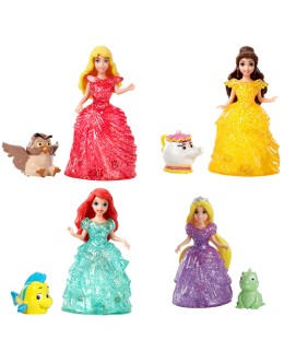 Disney Princess Glitter Glider Magiclip Princess Set - Collectible