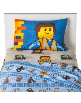 The Lego Movie I Mean Business! Sheet Set 樂高大電影單人3合1床單組 The Lego Movie I Mean Business! Sheet Set 樂高大電影單人3合1床單組