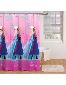 Disney Frozen 'Love Sisters' Shower Curtain 魔雪奇緣 'Love Sisters' 浴簾