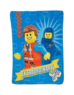 The Lego Movie Plush Throw 樂高大電影珊瑚絨被46"x60"