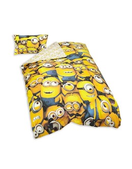 Despicable Me Minions Quilt Set 迷你兵團單人被袋套裝