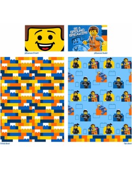 The Lego Movie Sheet Set 樂高大電影單人3合1床單組 The Lego Movie Sheet Set 樂高大電影單人3合1床單組